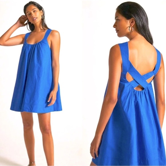 Anthropologie Maeve Royal Blue Dress XS - Picture 1 of 7